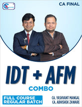CA Final - IDT & AFM Regular Lectures Combo By CA Y.M. And CA A.Z. - Jan 26, May 26 & Onwards